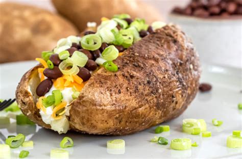 recipe loaded baked potato with black beans health essentials from