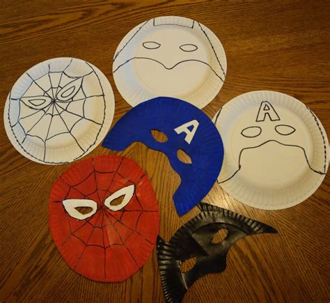 paper plate superhero masks winshape camps superhero masks masks