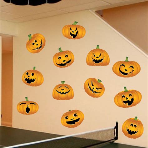 pumpkin decals halloween decoration pumpkin stickers  primedecal