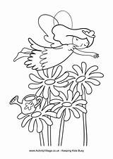 Fairy Garden Colouring Pages Activity Fairies House Flowers Become Member Log Activityvillage Village Explore Gardener sketch template