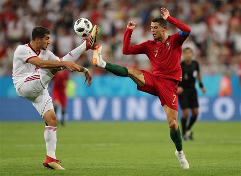 iran equalize  stoppage time  hold portugal   gma news