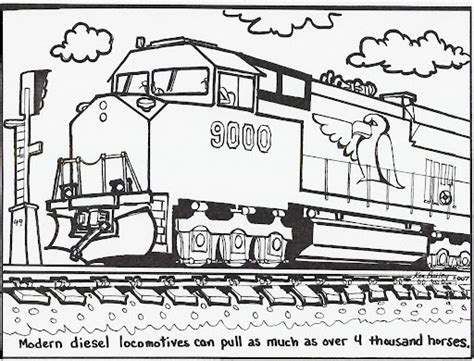 effortfulg freight train coloring pages