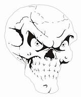 Skull Airbrush Stencil Template Stencils Printable Skeleton Human Head Kus Printablee Via Amazon sketch template