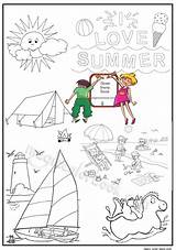 Summer sketch template