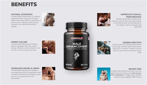 animale male enhancement capsules reviews benefits buy