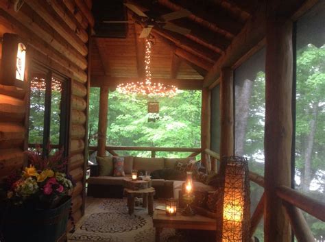 cabin porch rustic porch country porch exterior design