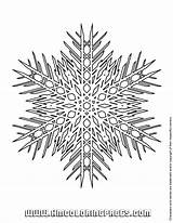 Coloring Pages Snowflake Starburst Advanced Printable Getcolorings Icolor Print sketch template