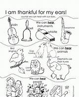 Thankful Coloring Pages Ear Being Am Ears God Lds Color Inner Preschool Lessons Drawing Primary Comments Activities Getdrawings Printable Lesson sketch template