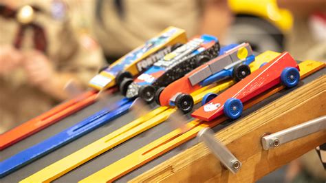 cub scout day  pinewood derby