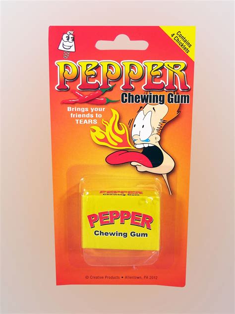 Pepper Chewing Gum Pranks Good Pranks Chewing Gum