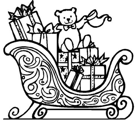 christmas presents coloring pages coloring home