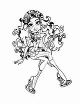 Coloring Lagoona Monster High Choose Board Pages sketch template