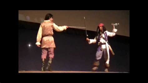 Apresentação Capitão Jack Sparrow X Will Turner Super Con 2011 Youtube