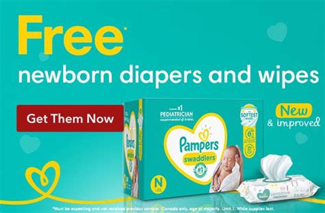 pampers newborn diapers wipes sample kit deals  savealoonie