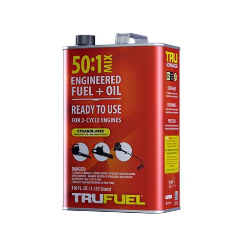 tru fuel  mix engineered fuel oil ready     cycles engines ethanol  floz