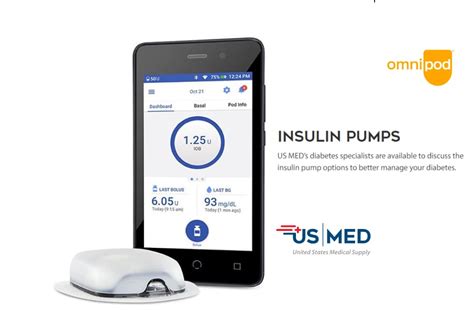 insulet omnipod® dash insulin pumps diabetic supplies usmed