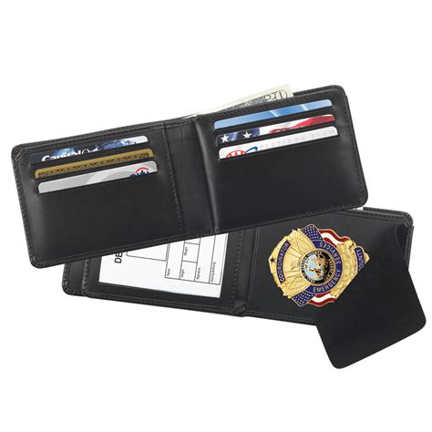 galls classic style bi fold badge wallet