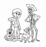 Coco Coloring Pages Printables Kids sketch template