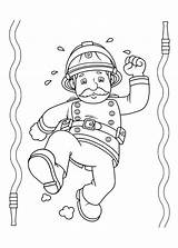 Fireman Steele sketch template