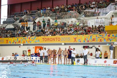 men s usa waterpolo five nyac water polo players are