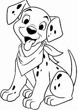Ausmalbilder Dalmatians Hunde Dalmatian Disneyclips Puppy Malvorlage Malen Süße Tiere Katzen Getdrawings Colorings sketch template