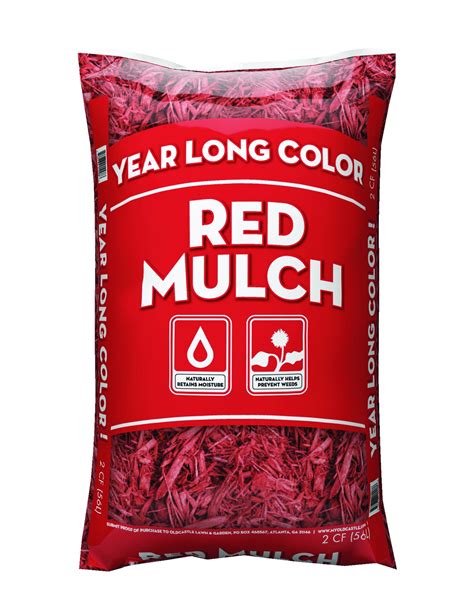 year long mulch red  cu ft walmartcom