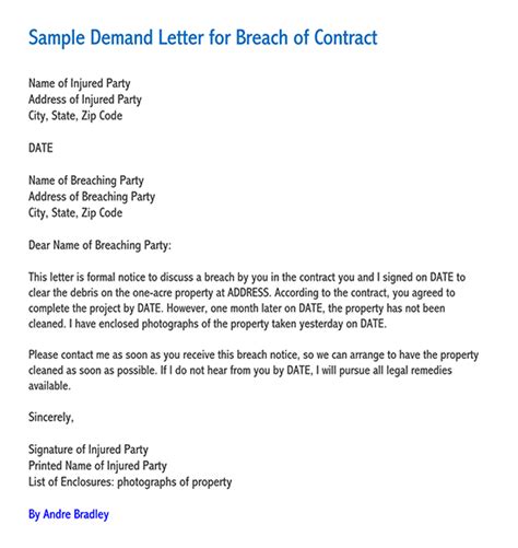 printable breach  contract forms printable forms