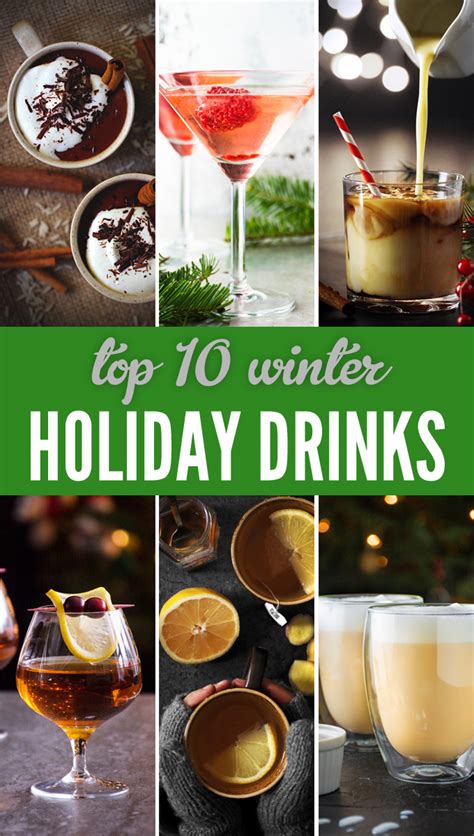 top 10 winter holiday drinks
