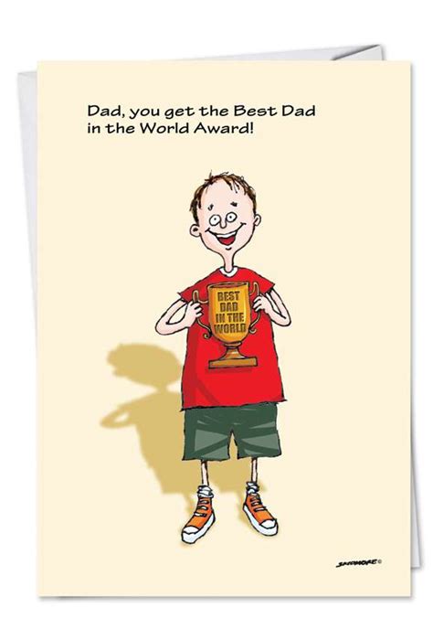great dad by proxy father s day funny greeting card