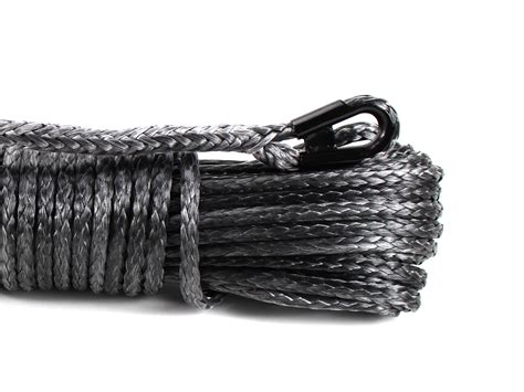ft synthetic winch rope tactical recovery equipment