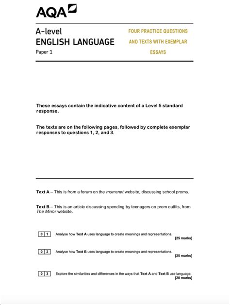 level english language  practice papers paper   lfull