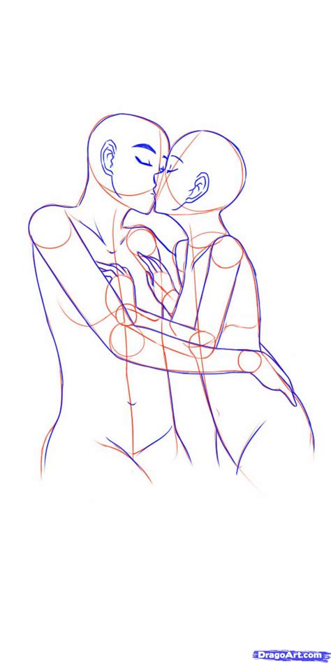 Step 6 How To Draw An Anime Kiss