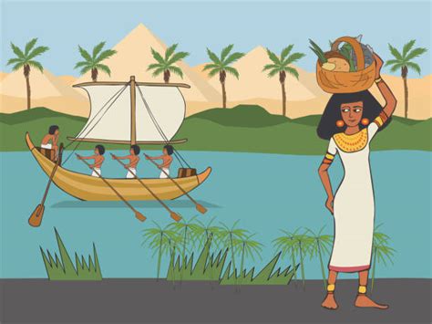 Nile River Illustrations Royalty Free Vector Graphics