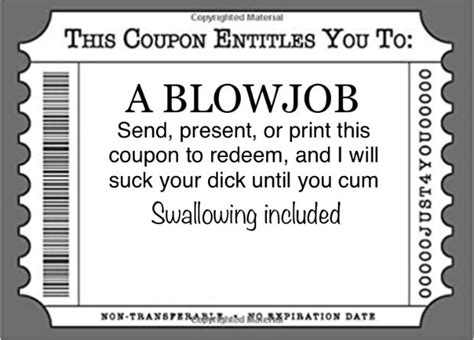 Blowjob Coupon Sexrepository69