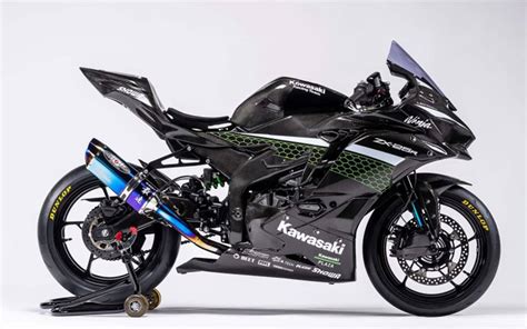 kawasaki ninja zx  racer custom unveiled  cc track machine