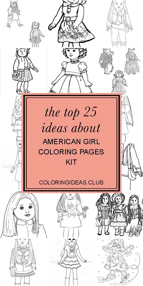 top  ideas  american girl coloring pages kit coloring