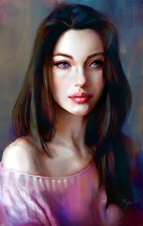 40 Spectacular Digital Painting Portraits Bored Art Digital