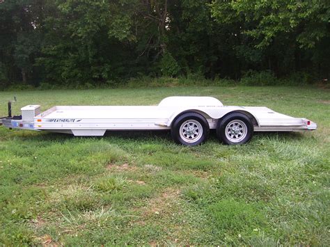 featherlite aluminum open car trailer ford mustang forums corralnet mustang forum