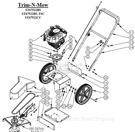 swisher stcc serial   parts diagram  trim  mow assembly