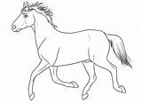 Horse Template Lineart Walking Templates Animal Deviantart Drawings Animals Template1 sketch template