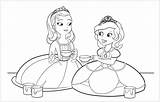 Sofia Disney Princess Coloring First Pages Jr Curse Ivy sketch template