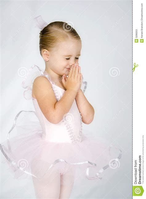 prayerful little ballerina stock image image of ballet 3286053