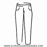 Pantalones Dibujo Página sketch template