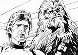 Chewbacca sketch template