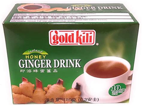 gold kili honey ginger drink instant drink powder  pack
