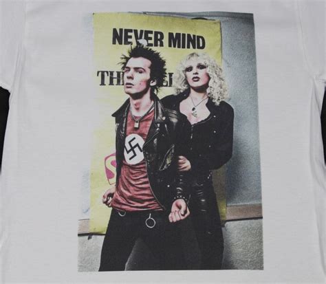 sid vicious and nancy spungen the sex pistols white t shirt etsy