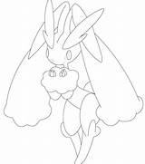 Pokemon Lopunny Lapras Pages Coloring sketch template