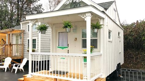 beautiful modern  white cottage tiny house lovely tiny house youtube