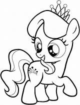 Pony Little Coloring Tiara Diamond Pages Mark Cutie Crusaders Colouring Print Marks Printable Getcolorings Color Search sketch template