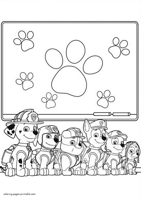 paw patrol  coloring pages  heroes coloring pages printablecom